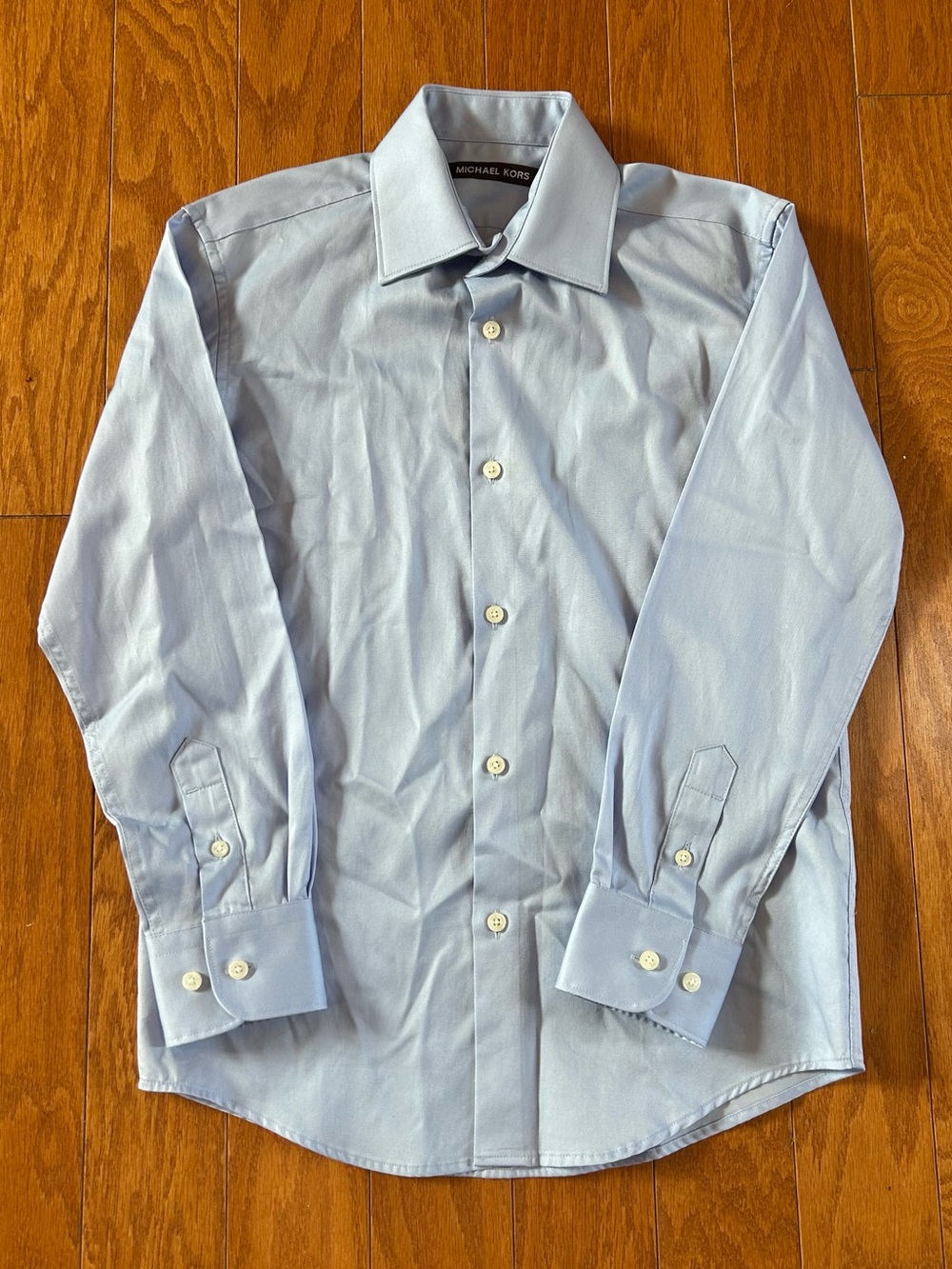 Michael Kors Boy's Light Blue Dress Shirt